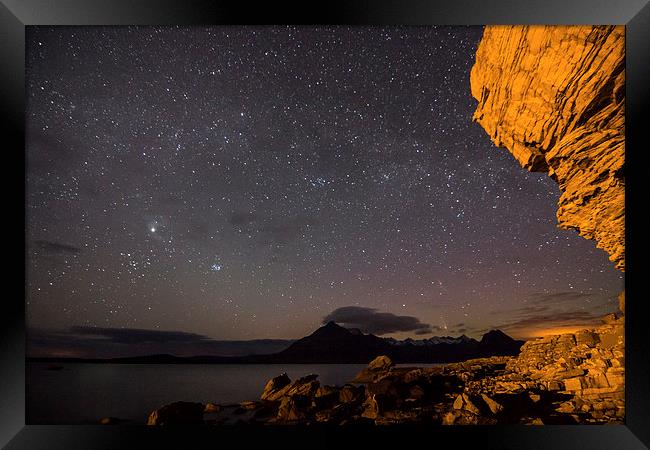  Elgol By Night Framed Print by James Grant