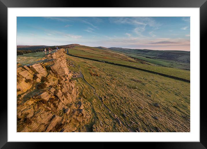  Windgather Rocks Framed Mounted Print by James Grant