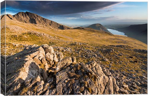  Lingmell to Sca Fell Canvas Print by James Grant