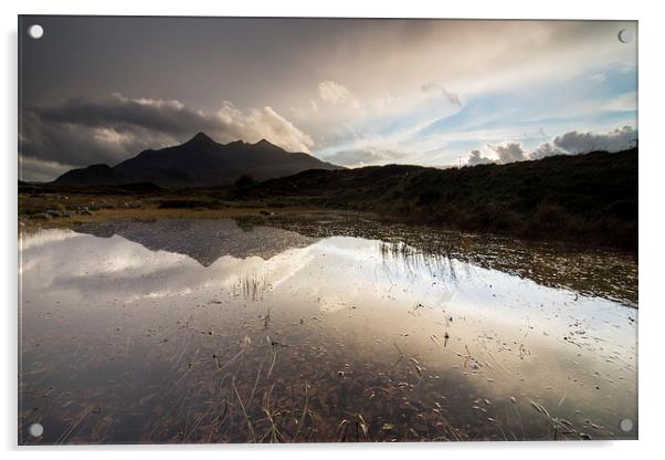  Sligachan Cuillin Acrylic by James Grant