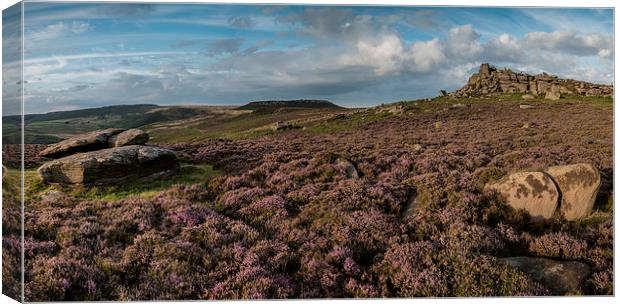  Over Owler Tor Canvas Print by James Grant