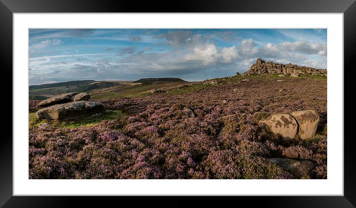  Over Owler Tor Framed Mounted Print by James Grant