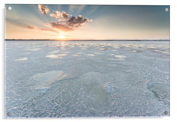  Larnaca Salt Lake Acrylic by James Grant