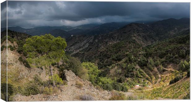  Troodos Mountains Canvas Print by James Grant