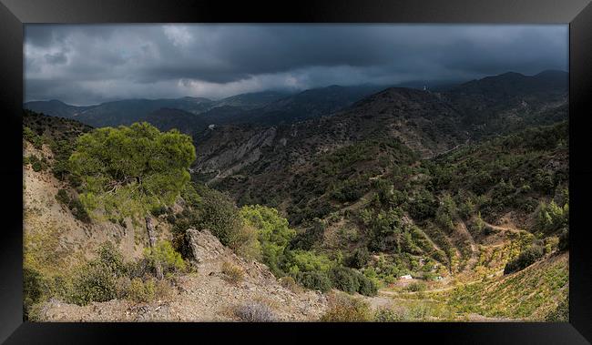  Troodos Mountains Framed Print by James Grant