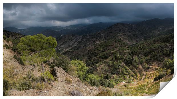  Troodos Mountains Print by James Grant