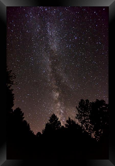  Troodos Milky Way Framed Print by James Grant