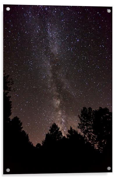  Troodos Milky Way Acrylic by James Grant