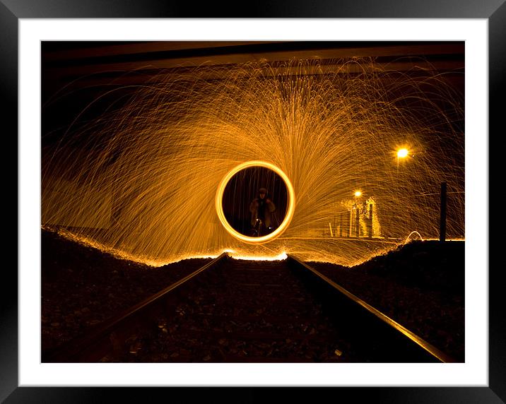 ring track Framed Mounted Print by chief rocka