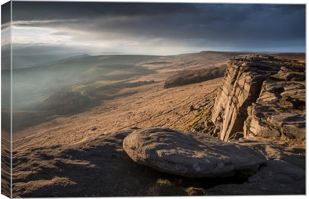  Stanage Edge Canvas Print by James Grant