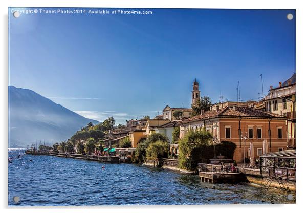  Limone sul Garda Acrylic by Thanet Photos