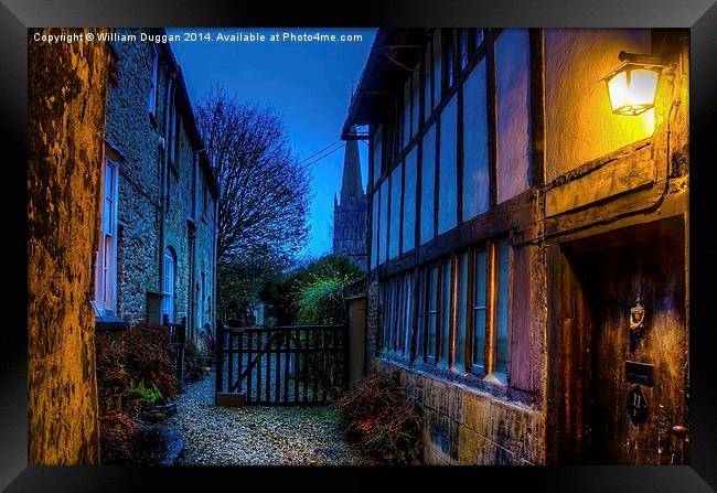  Burford in the  Cotswolds  Framed Print by William Duggan