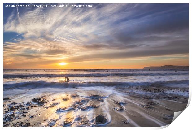 Surfers Paradise Print by Wight Landscapes