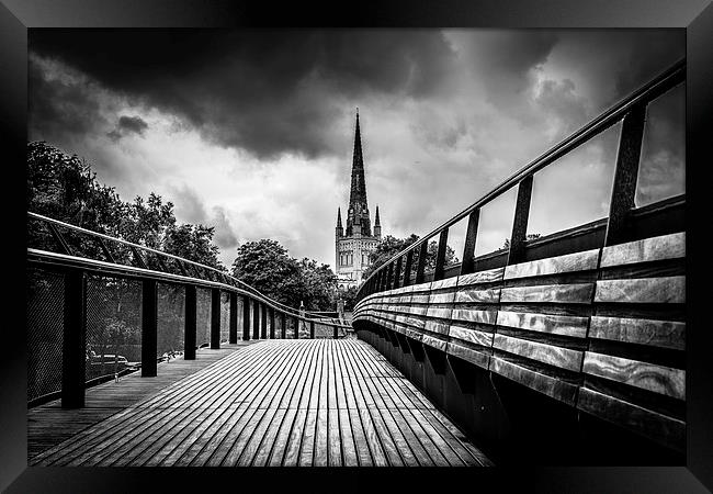  Norwich Cathedral Framed Print by Paul Sharp