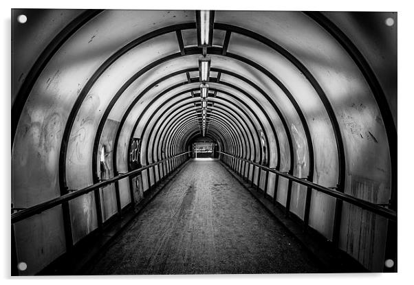  Tunnel Vision Acrylic by Paul Sharp