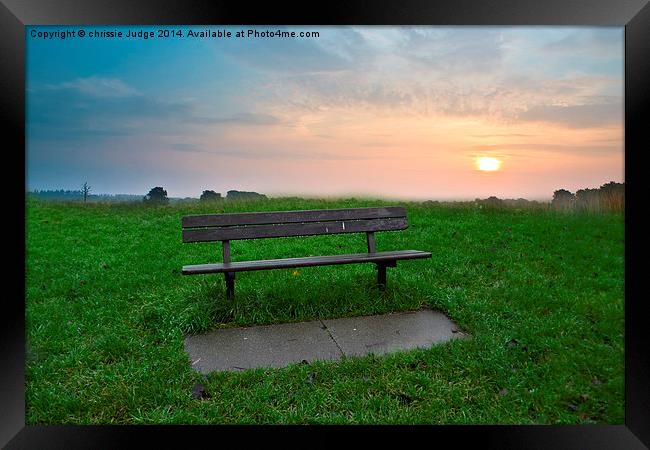  Auntumn sunrise over  parliment hill fields londo Framed Print by Heaven's Gift xxx68