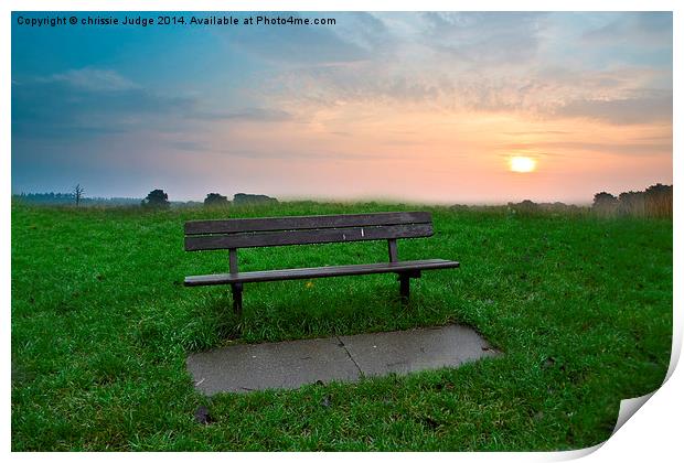  Auntumn sunrise over  parliment hill fields londo Print by Heaven's Gift xxx68