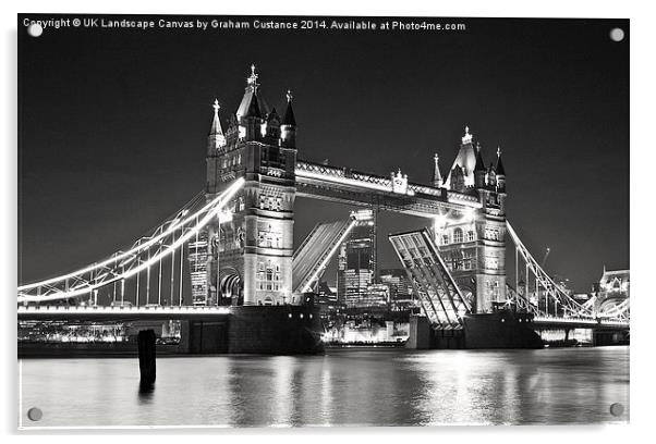  Tower Bridge London Acrylic by Graham Custance