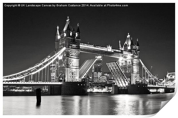  Tower Bridge London Print by Graham Custance