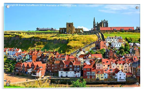  Whitby Acrylic by Gisela Scheffbuch