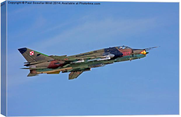  Russian MIG 21 Canvas Print by Paul Scoullar