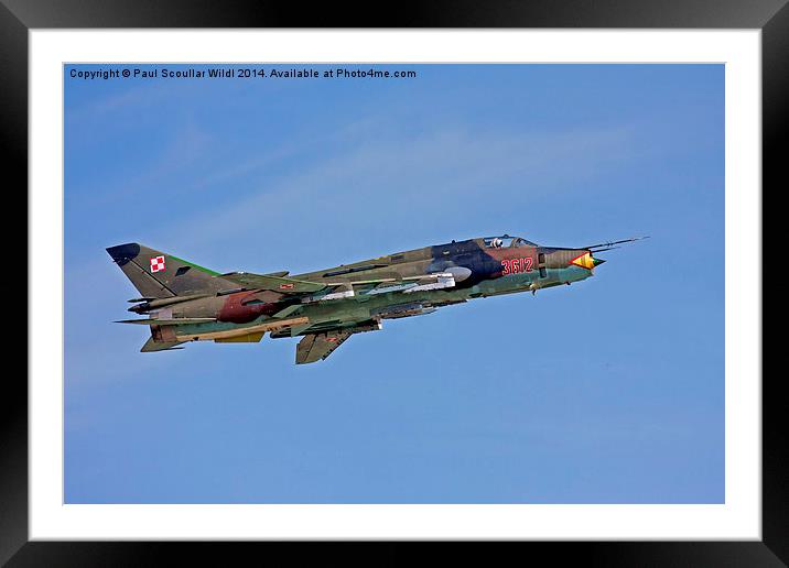  Russian MIG 21 Framed Mounted Print by Paul Scoullar