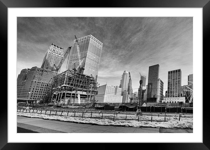  Ground Zero. Framed Mounted Print by Mark Godden