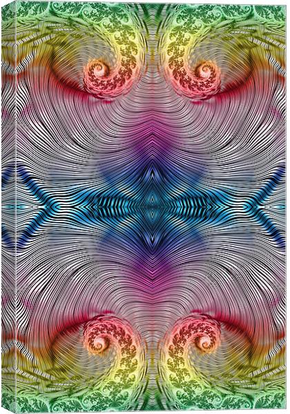 Mesmerising Rainbow Canvas Print by Steve Purnell