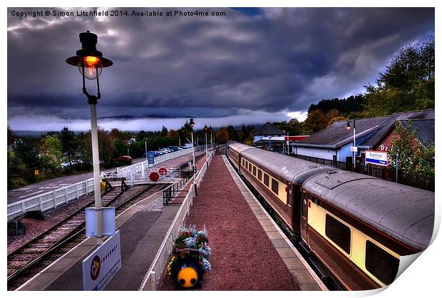  View's From The Train Window - Aviemore Print by Simon Litchfield