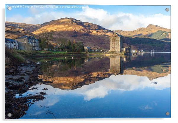  Carrick Castle Loch Goil Acrylic by Douglas Kerr