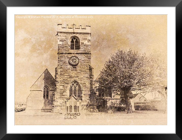 St Edmund's Church, Shipston-on-Stour Framed Mounted Print by Graham Prentice