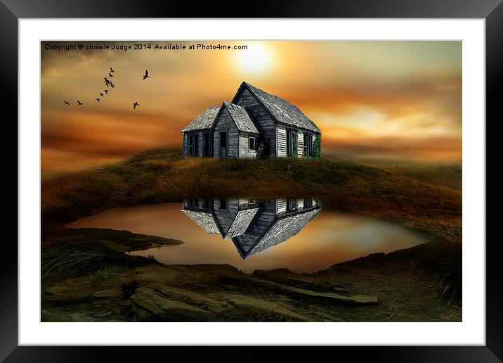  the house on top of the hill  Framed Mounted Print by Heaven's Gift xxx68
