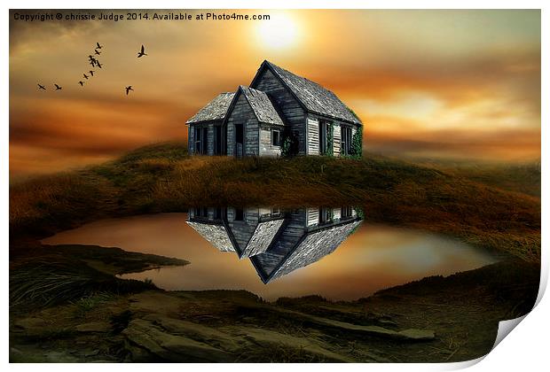  the house on top of the hill  Print by Heaven's Gift xxx68
