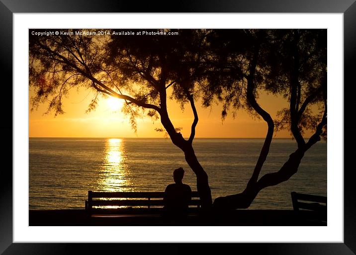  Perfect moment  Framed Mounted Print by Kevin McAdam