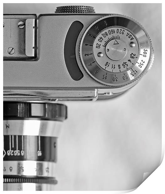  FED4 Vintage Film Camera Print by Andy Heap
