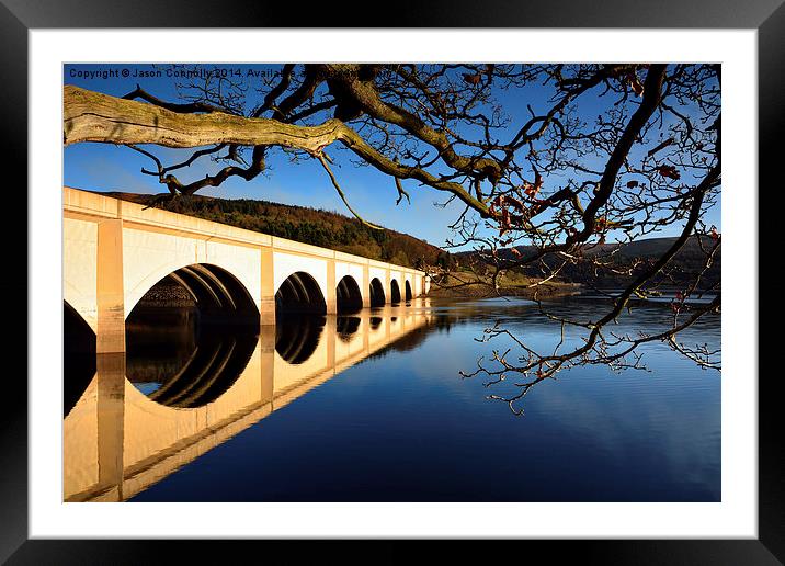  Ashopton Viaduct Framed Mounted Print by Jason Connolly