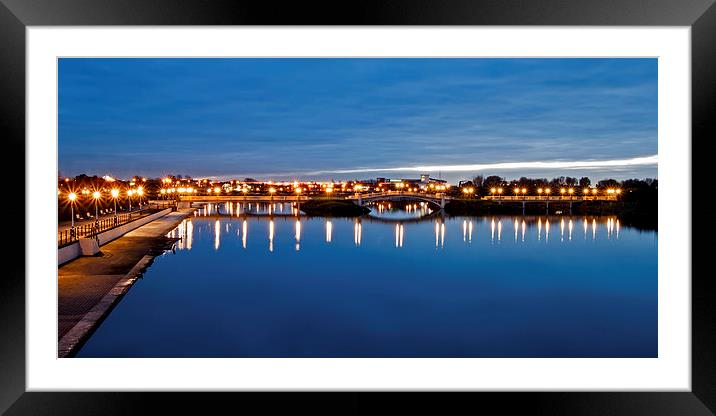 Marine Lake at Southport Framed Mounted Print by Roger Green