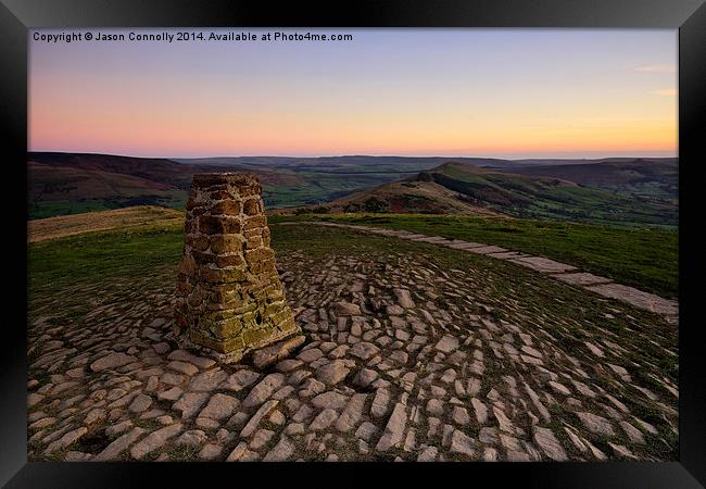  Views From Mam Tor Framed Print by Jason Connolly