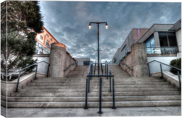 Steps to Somewhere Canvas Print by Roger Green