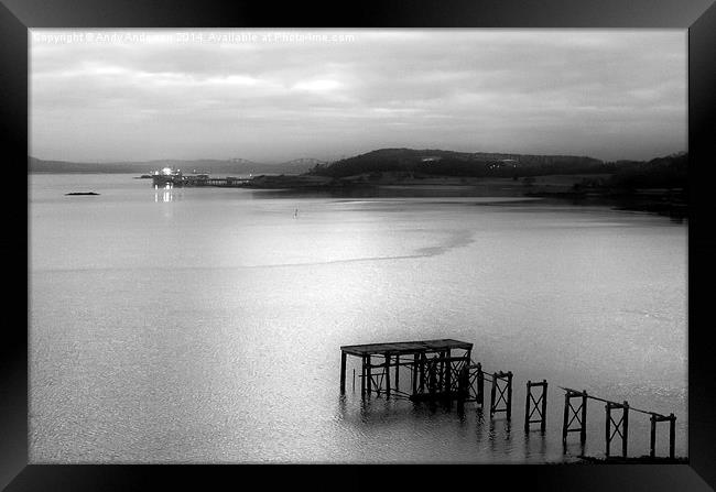  Dusk on the River Forth Framed Print by Andy Anderson