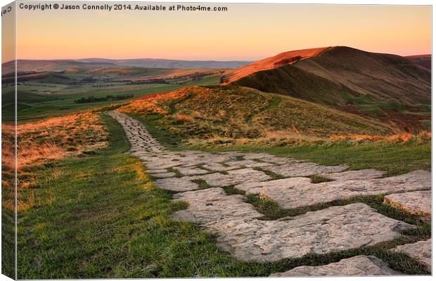 Enroute To Lords Seat Canvas Print by Jason Connolly
