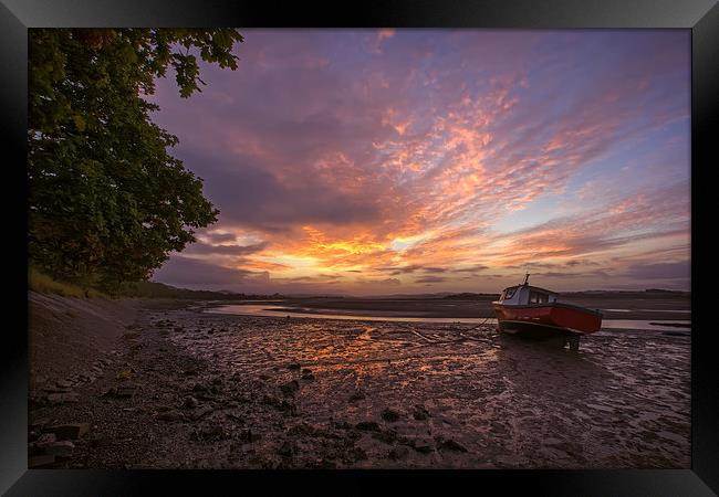   River Taw sunrise. Framed Print by Dave Wilkinson North Devon Ph