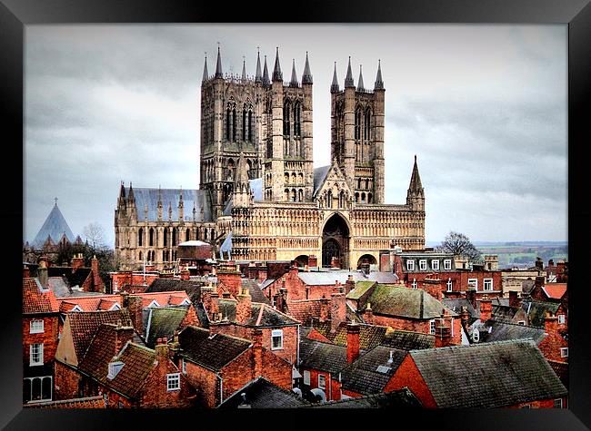 Lincoln Cathedral  Framed Print by Jon Fixter