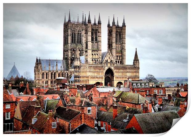 Lincoln Cathedral  Print by Jon Fixter