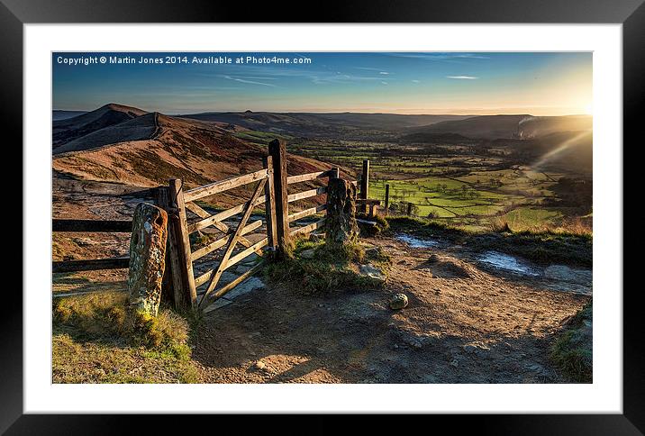  Hollins Cross Dawn Framed Mounted Print by K7 Photography