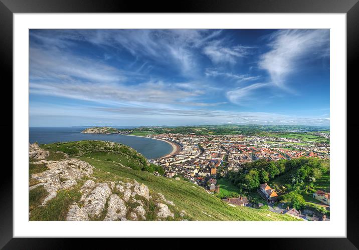  Great Orme View Framed Mounted Print by Darren Wilkes
