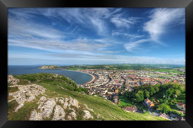  Great Orme View Framed Print by Darren Wilkes