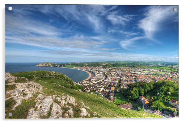 Great Orme View Acrylic by Darren Wilkes