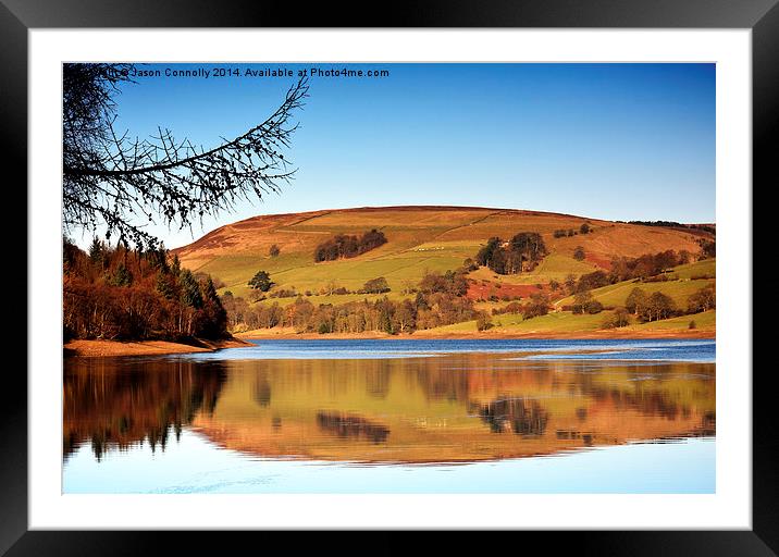  Ladybower Reservoir Framed Mounted Print by Jason Connolly