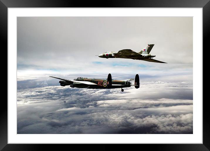 Avro Bomber Birds  Framed Mounted Print by J Biggadike